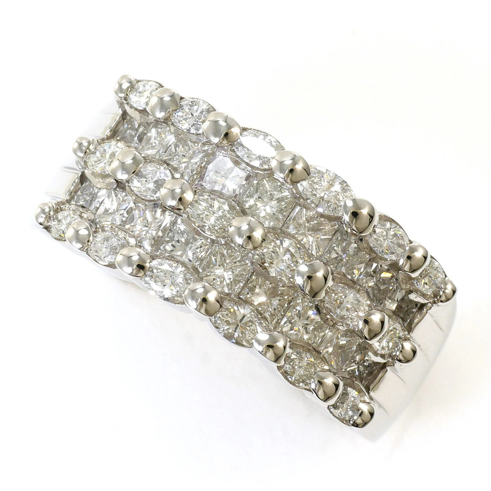 VINTAGE Silver Diamond Ring